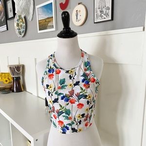 Fabletics Floral Racerback Sports Bra